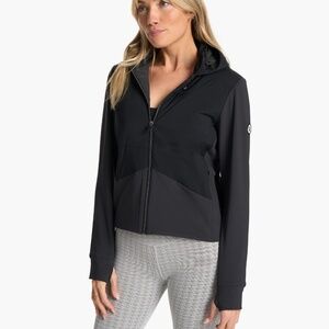 Vuori Chilled Out Full Zip Jacket Medium Black Used Once